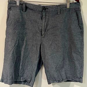 Men’s 34W J. Crew Heather Gray Light Charcoal Soft Cotton Classic Shorts EUC